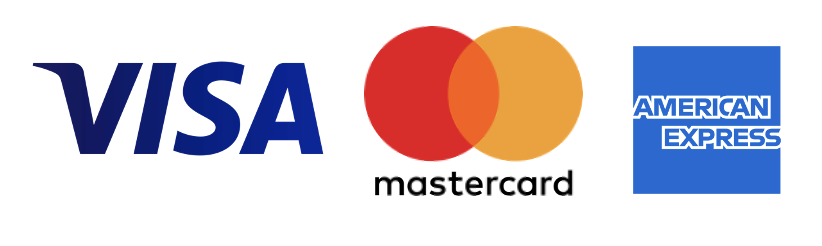 Visa, MasterCard, American Express
